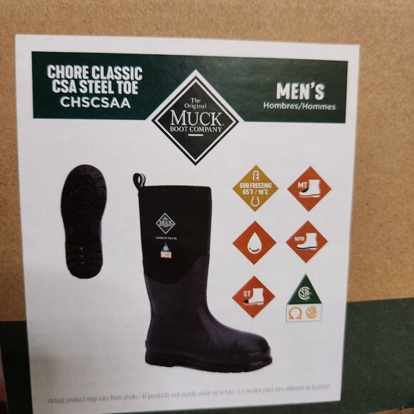 Muck Boot steel toe puncture resistant work boot mens 10 - Picture 7 of 10